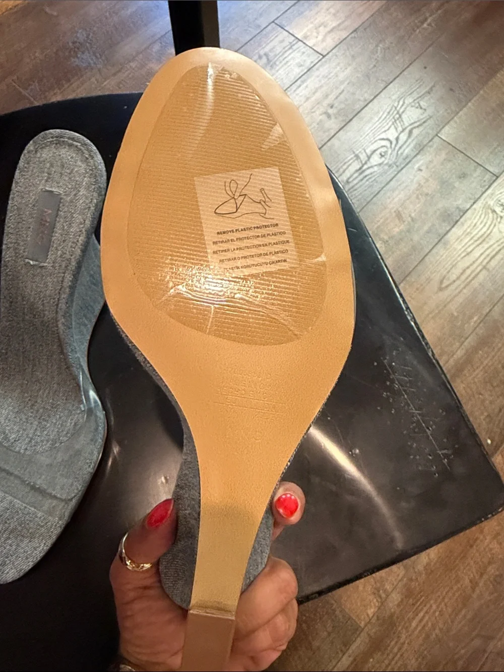 Mango Vinyl Cowgirl Sandals